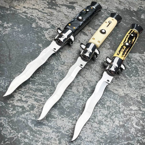 8.75_-Italian-Stiletto-Switch-Kris-Blade-Pocket-Kni-8.jpg 8.75 Italian Stiletto Switch Kris Blade Pocket Kni 8