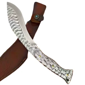 Kukri Messer mit Steinmuster und Eisseele-Motiv