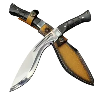 9Cr18MoV Kukri Messer mit Lederscheide Ansicht 2