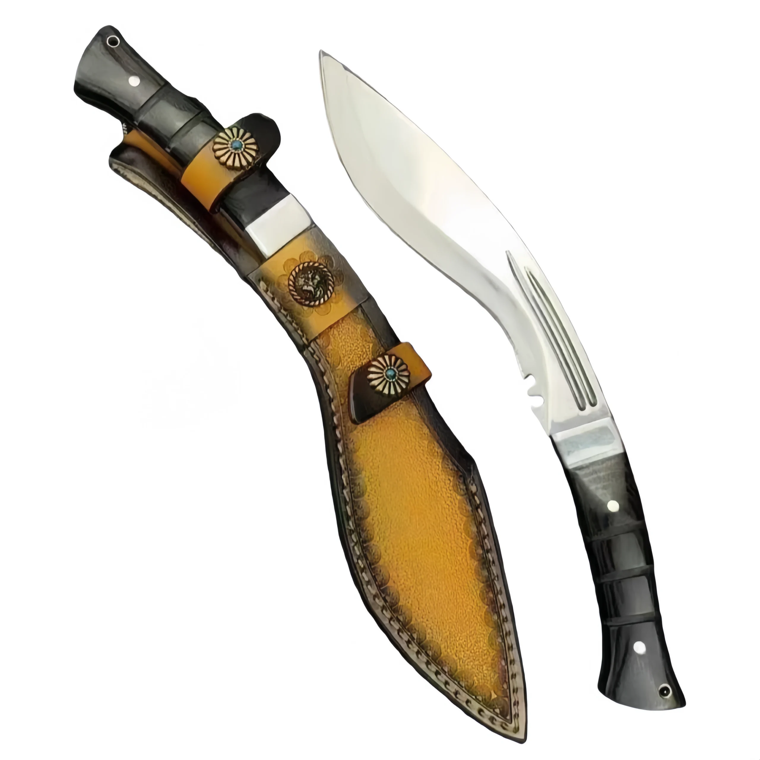 Kukri Messer kaufen 2 9Cr18MoV Kukri Messer mit Lederscheide